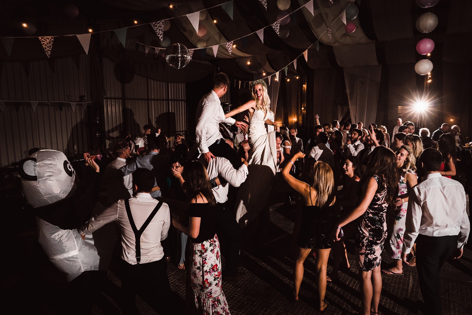 crazy barn festival wedding shot on a sony a9 camera